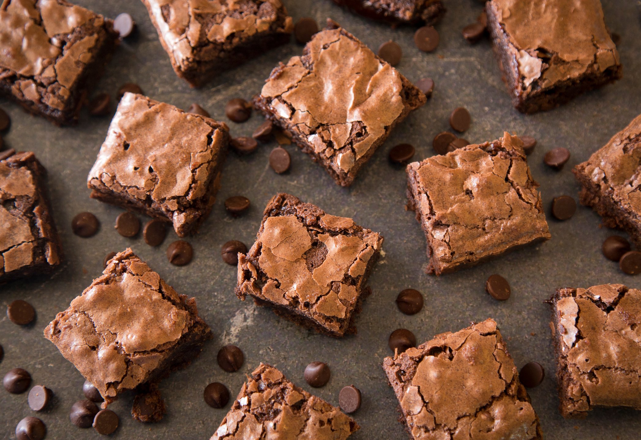 Homemade Gooey Double Chocolate Brownies